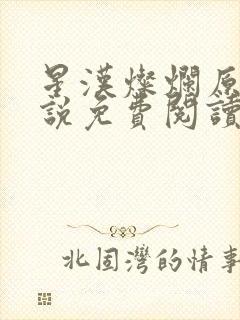 星汉灿烂原著小说免费阅读封面
