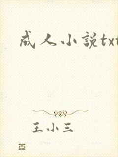 成人小说txt
