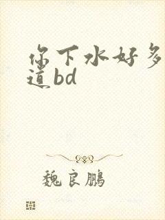 你下水好多下水道bd