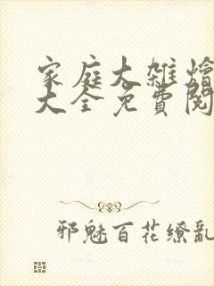 家庭大杂烩小说大全免费阅读