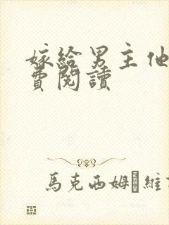 嫁给男主他爹免费阅读封面