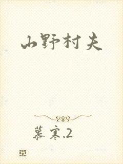山野村夫封面