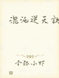 混沌逆天诀封面