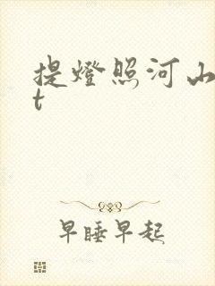 提灯照河山txt