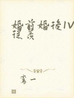 婚前婚后1V1从羡封面