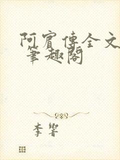 阿宾传全文阅读 笔趣阁