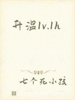 升温1v.1h封面