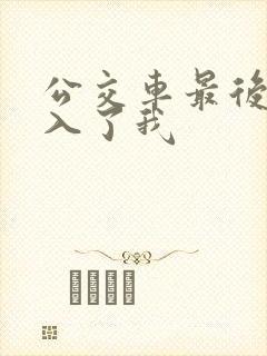 公交车最后一排入了我