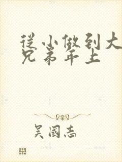 从小做到大骨科兄弟年上封面