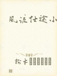 风流仕途小说封面