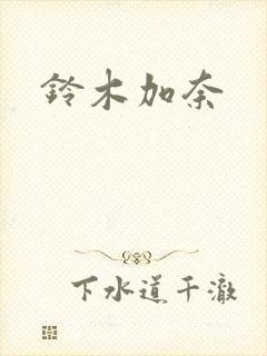 铃木加奈封面