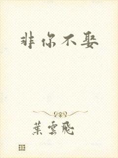 非你不娶