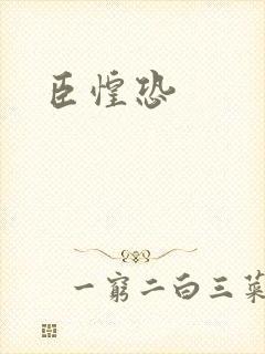 臣惶恐封面