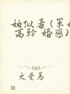她似毒 (军婚 高干 婚恋)完结封面