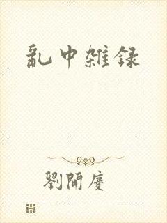 乱中杂录