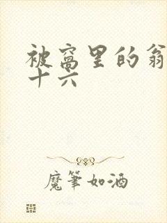 被窝里的翁憩二十六封面