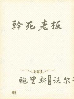 干死老板封面