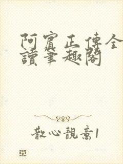 阿宾正传全文阅读笔趣阁
