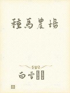 种马农场封面