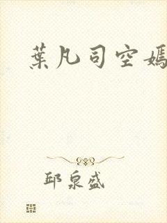 叶凡司空嫣然