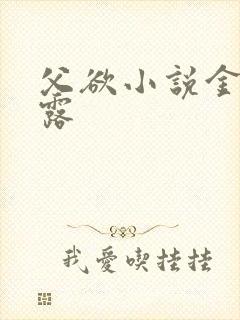 父欲小说金银花露封面