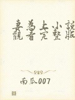 妻为上小说免费观看完整版笔趣阁