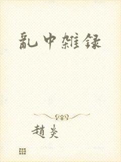 乱中杂录
