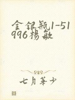 金银瓶1-51996杨敏