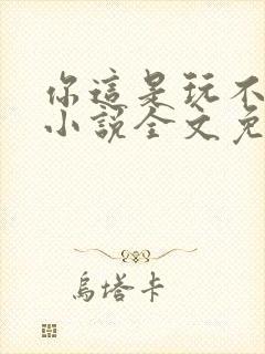 你这是玩不起呀小说全文免费阅读