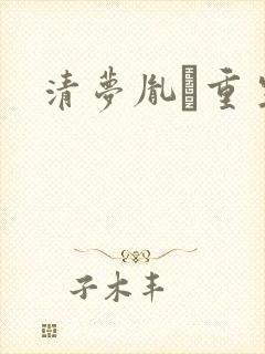 清梦胤礽重生封面