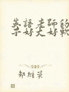 英语老师的小兔子好大好软水