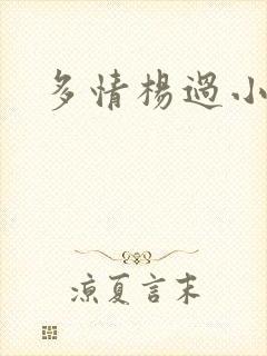 多情杨过小说
