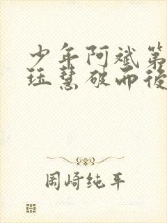 少年阿斌第二部珏慧破而后立