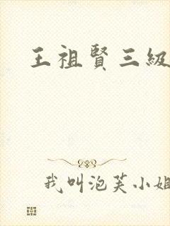 王祖贤三级