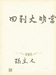 回到大明当才子