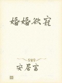 婚婚欲宠封面