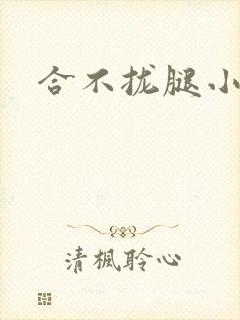 合不拢腿小说