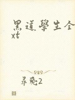 黑道学生全集txt封面