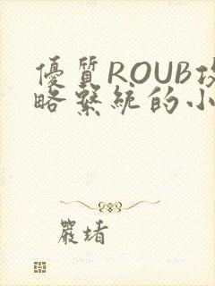 优质ROUB攻略系统的小说最新章节