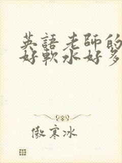 英语老师的兔子好软水好多