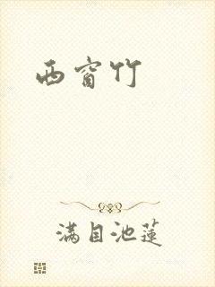 西窗竹封面