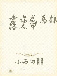 当你成为抹布文路人甲