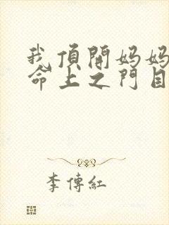 我顶开妈妈的生命上之门目录封面