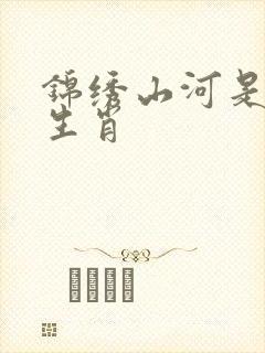 锦绣山河是什么生肖