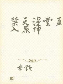 禁天漫堂直接进入原神