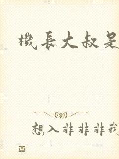 机长大叔是饿狼
