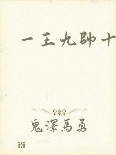 一王九帅十二宫封面