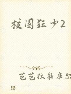 校园狂少2封面