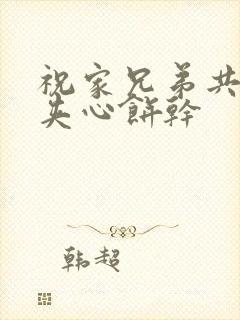 祝家兄弟共享后夹心饼干