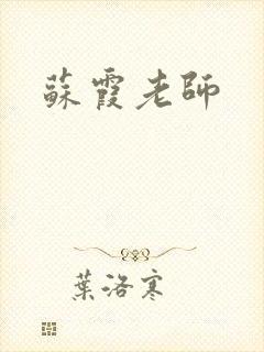 苏霞老师封面